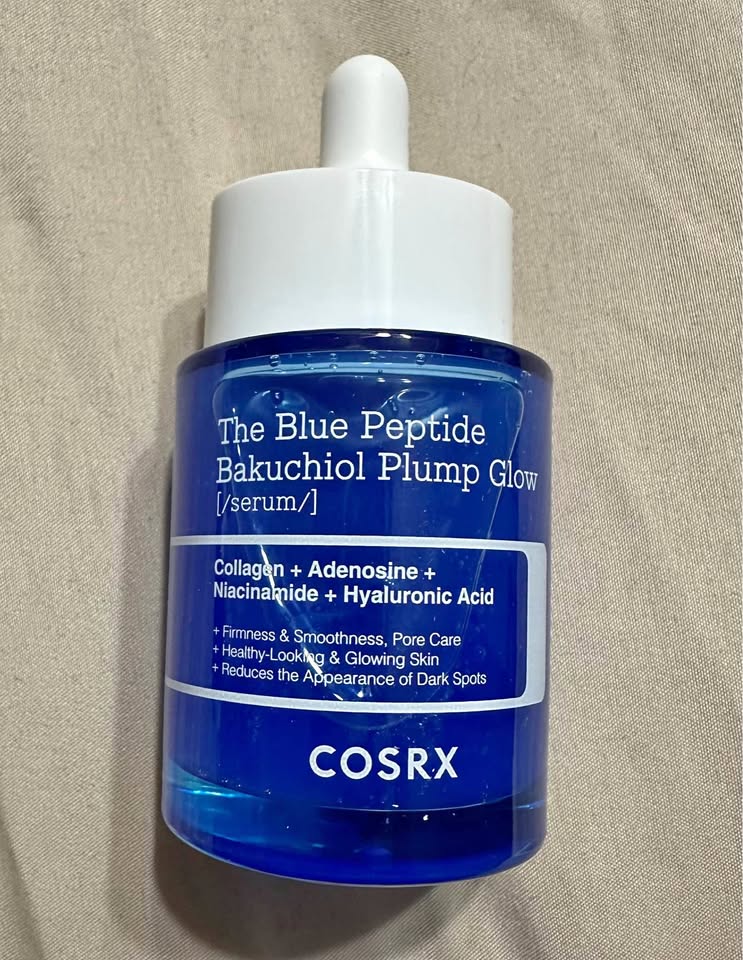 COSRX Blue Peptide Bakuchiol Plump Glow Serum, my bottle
